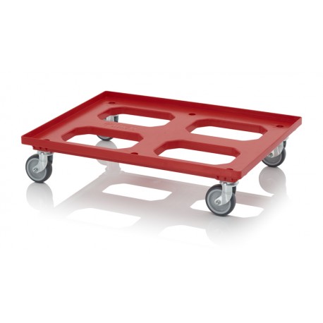 RO 86.4 HD GU - Carrello 82x62 -2 ruote sterzanti, 2 ruote sterzanti con arresto ruota